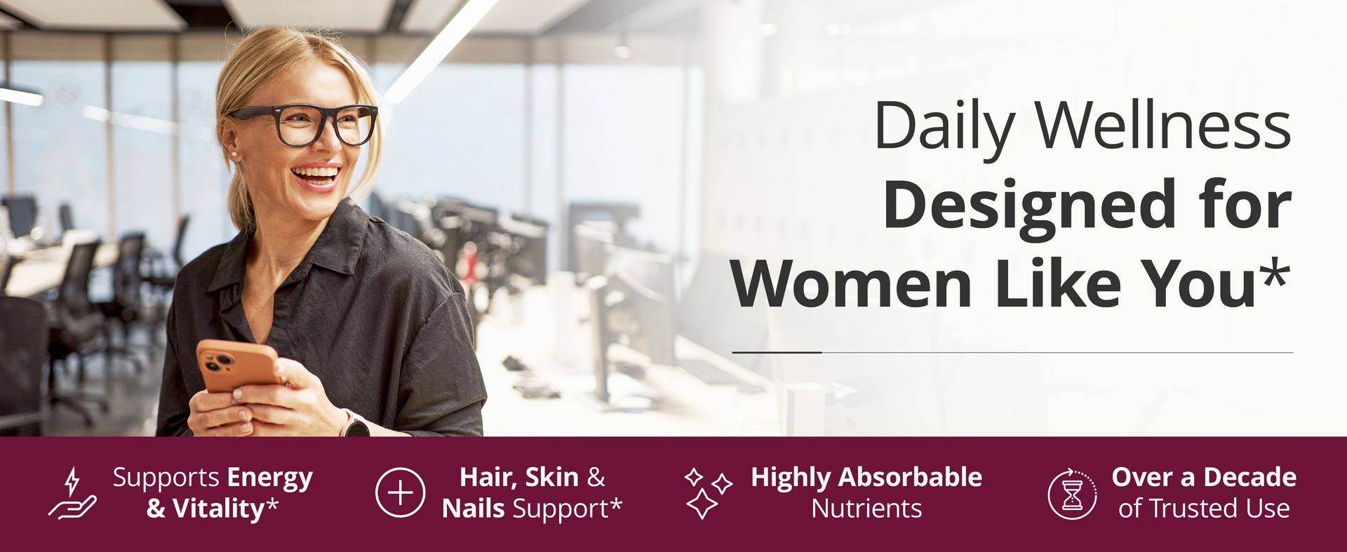 Multivitamin for Women – Methylated Multivitamin – Daily Wellness – 60 Caps