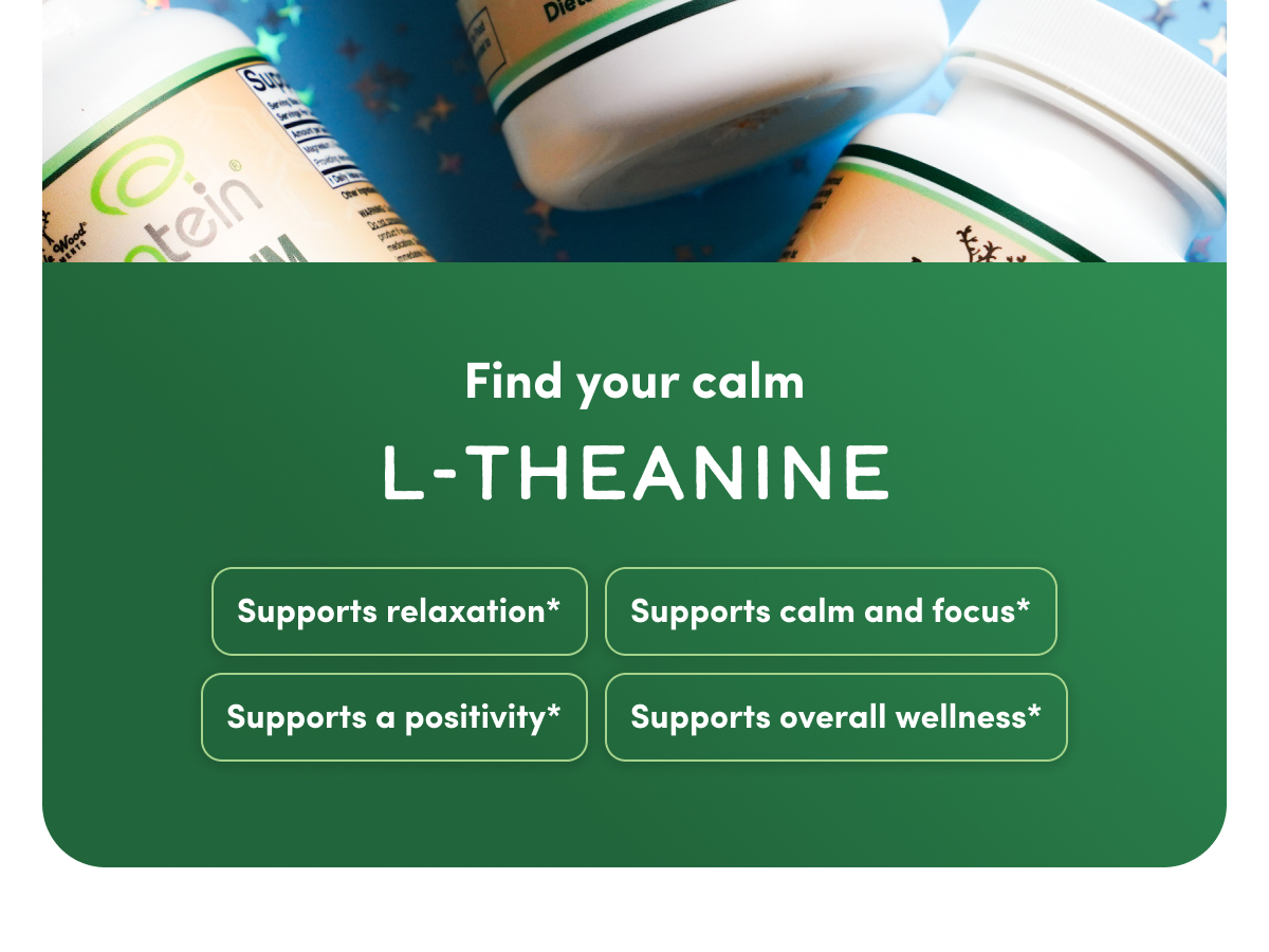 L-Theanine 200mg, Double Strength, Theanine Supplement, 120 Capsules