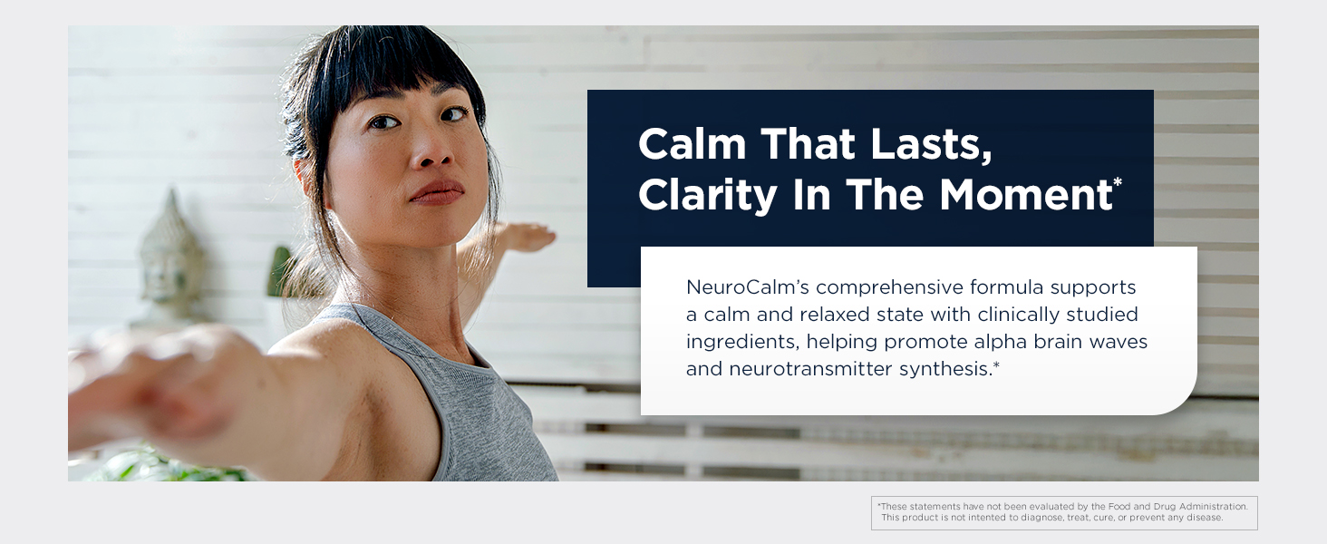 Designs for Health NeuroCalm - Supports Mood & Stress Relief with GABA, Inositol, L-Theanine, 5HTP, Vitamin B12 and B6, Taurine, Chamomile, Magnesium, and PharmaGABA - Gluten Free, Vegan (60 Capsules)