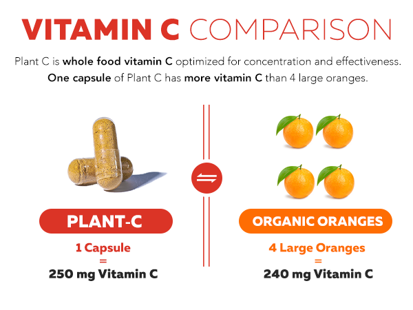 Organic Whole Food Vitamin C from Fruit + Absorption Enhancing Cofactors