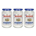 Brioschi [Pack 3 italiano limão aromatizado efervescente refrescante □ Ajuda Digestiva, Azia, Estômago irritado, indigestão ácida □ Sem glúten, Sem corantes, Sem sabores artificiais □ 8,5 oz Vidro