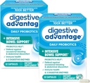 Vantagem Digestiva Intensive Bowel Support Probiótico Defende contra Gás e Bloating, 32 cápsulas de contagem (2 Pack)