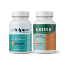 Emma Gut Health & Elimipure Cleanse Bundle – Pacote de Detox Digestivo Completo para Bloating, Metabolismo e Suporte de Microbiome