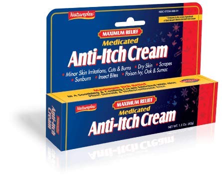 Máximo alívio medicado anti-Itch Cream 4 Pack