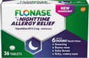 Comprimidos de Alergia Flonase Nighttime, até 6 horas de Medicina de Alergia - 36 comprimidos revestidos