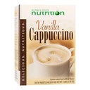 Nutmeg State Nutrition HealthyWise - Bebida Dieta de Alta Proteína - Perda de Peso Cappuccino - 15g Proteína - Baixa Caloria - Baixo Carbo - Baixo Açúcar - 7 Servings Per Box (Vanilla Cappuccino)