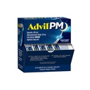 Advil PM Pain Reliever e Nighttime Sleep Aid, medicina da dor com Ibuprofeno para alívio da dor e Citrato de Difenidramina para um Sleep Aid - 50x2 Caplets revestidos