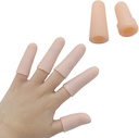 (20PCS) mangas de dedo de gelatina, suporte de dedo, protetores de dedo de silicone, à prova de água, berços de dedo grande para craking de dedo, gatilho de de dedo.