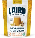 Laird Superfood Morning Jumpstart Powder Drink Supplement, Lemon, Lucuma, Ginger e Cayenne Cleanse, Orgânico, 2,7 Oz Bag, Pacote de 1