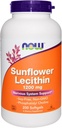 Agora Alimentos girassol Lecitina 1200mg, 200 Softgels, pacote de 2