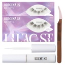 Lilac St - Originals Starter Kit - Inclui Clusters de cílios de faux natural (10mm e 12mm), Lash clara cola, & Lash aplicador - leve & Lifelike - Dura 10 dias - Cruelty Free, Vegan - 20 chicotadas
