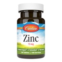 Carlson - Zinco, 15 mg, Suplemento de Zinco, Gluconato de Zinco, Suporte Imune e Saúde da Pele, Comprimidos de Zinco, Antioxidante, Cápsulas de Zinco, 100 Comprimidos