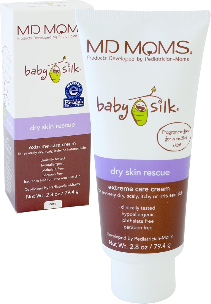 Creme hidratante de alívio de Eczema para a pele extremamente seca sensível - hipoalergênico, seco, escamoso, coceira, pele irritada cura Pomada- Phthalate Paraben livre - seguro para o bebê, crianças e adultos