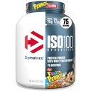 Dymatize x Fruity Pebbles ISO100 Whey Protein Powder Isolate, 25g de proteína, 5,5g BCAAs, 120 Cal., Gluten Free, 1g de gordura, 1g de açúcar, 2g de carboidrato (75 Servings)
