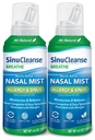 SinuCleanse Allergy & Sinus Sinus Sterile Salin Nasal Spray, Ultra Fine Mist, Instantaneamente Hidrata e Alivia Congestão Nasal Grave Devido a Alergias, 4.6 Oz (2 Pack), Made in USA
