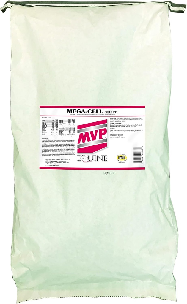 Mega-Célula (50lb saco) Vitamina balanceada e suporte mineral para cavalos