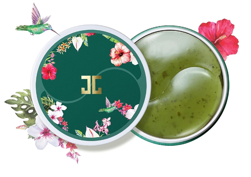 JAYJUN Green Tea Eye Gel Patch, Dark Circle, Puffy Eye, Under Eye Patch, 1.4g, 60 no jar