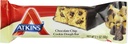 Atkins Chocolate Chip Cookie Dough Protein Meal Bar, alta fibra, 1g de açúcar, 3g de carboidratos líquidos, substituição de refeições, 5 contagem (Pack de 6)