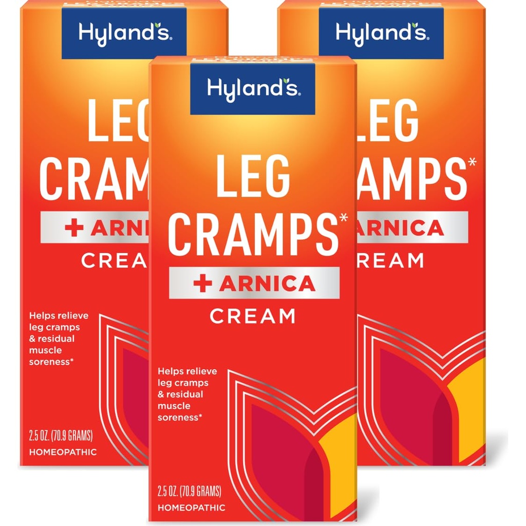 Hiland's Leg Cramps Pointment, Arnica Gel Leg Cramp Relief, 2,5 onças (Pacote de 3)