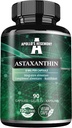 APOLLO'S HEGEMONY Astaxantina 8 mg de Microalgae Haematococcus pluvialis - 90 Cápsulas Vegan - 3 Meses Abastecimento - Poderoso antioxidante - Suplemento Diet