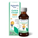 Hyland's Kids Frio e Tosse, Sabor de uva diurno Medicina de xarope de tosse para crianças Idades 2 e para cima, Descongestionante, Alívio da garganta ferida, Tratamento Natural para sintomas frios comuns, 4 Fl Oz