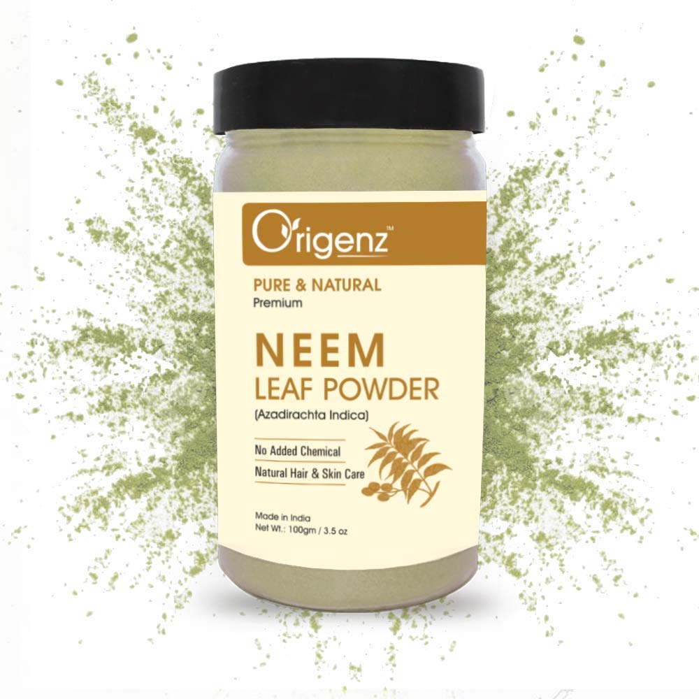 Genéricos Neem Leaf Powder Face Pack for Soft & Glossing Skin Ajuda a controlar Acne, Pimples, Scars, Blackheads, Dandruff .