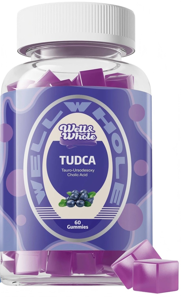 Bem & todo sales suplemento TUDCA chicletes 1000mg + cardo de leite 500mg - Clinicamente estudado suporte fígado para detox e digestão - Vegan, Não-GMO - 60 Conde s