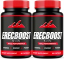 (2 Embalagem) Cápsulas Erecboost para Homens, Erecboost Original, Erecboost para Homens, ErecBooster, Erecboost En Capsulas, ErecaBoost Pills, Erecboost Pastilhas, Erecboost Natural Advanced Formula, 120 Cápsulas