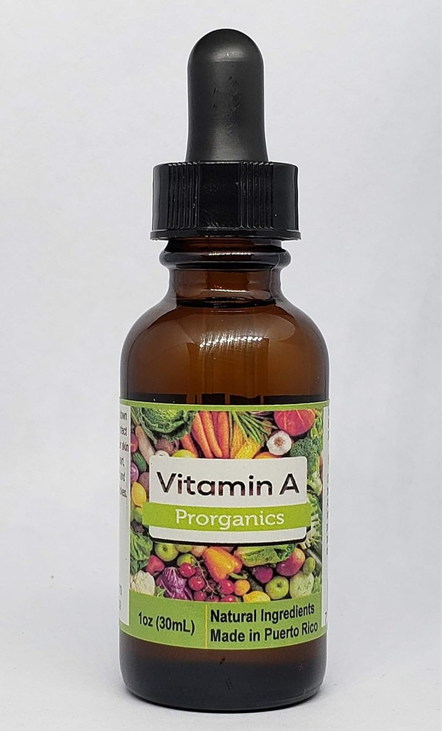 Vitamina A Líquida Orgânica Rara 1 oz por Prorganics.