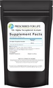 Prescrito para a vida Acetato de tocoferol em pó, Água Solúvel Alpha Vitamina E, 700 UI gm Pó, Vegan, Sem glúten, Não OGM (2 onças / 56g)