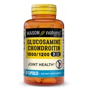 MASÃO NATURAL Glucosamina Condroitina 1500/1200 com vitamina C, Suporta Saúde Conjunta para Flexibilidade Normal e Mobilidade*, 60 Cápsulas