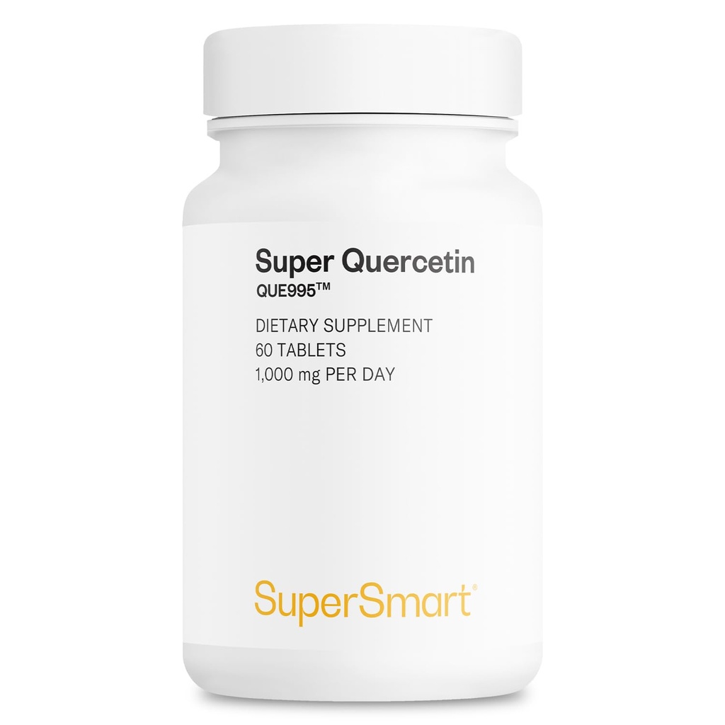 Super inteligente - Super Quercetin 1000mg por dia (QU995) - Suplemento de Quercetin de alta pureza - Bioflavonóides naturais