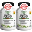 Nicoya PuraTea Max Green Tea Extract & Green Coffee Bean para apoio ao metabolismo, aumento de energia natural, suplemento antioxidante-riquenho – 120 cápsulas