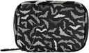 Caixa de pílulas Dia das Bruxas Bats 7 dias caso caso viagem saco organizador de pílulas com Zipper portátil semanal Vitamina Medicina Supplement Holder Bolsa Pouch