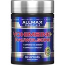 ALLMAX Essentials YOHIMBINE + RAUWOLSCINE - 60 Cápsulas - Suporta Queimadura de Gordura e Suprime Apetite - 60 Servões