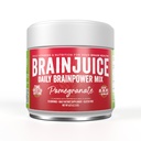 Suplemento de suporte cerebral de suco de cérebro Nootropics, Pó sem glúten para energia e foco, Bebida Mix com L Theanina, Alpha GPC, Vitamina B, Extrato de chá verde orgânico Cafeína, Romã, 15 Servings