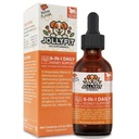 6-em-1 Suporte renal para cães e gatos – Promove função saudável do rim, níveis de energia e equilíbrio de líquidos – Suplemento de ervas formulado veterinário com vitamina B2 & B6 – 2 fl oz (59 ml)