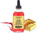 Eu sou Joy co. Ouro Coloidal Líquido 24k 99,99% Puro 100ppm Ruby Red Water Based All Natural Electrolysis 4 oz garrafa de vidro