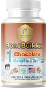 Kids Bone Builder 1 mastigável um dia Halal Vitaminas sabor de chocolate para idade 4-12 60 Servings