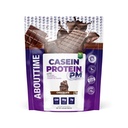 Sobre o tempo Caseína proteína Chocolate, 19g proteína, fórmula de recuperação noturna, Sem adoçantes artificiais, Sem hormônios de crescimento