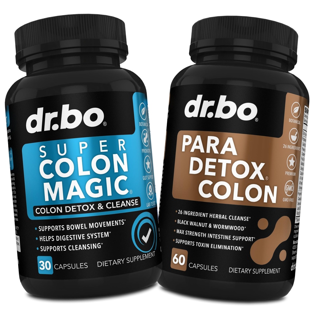 Colon Cleanser Detox & Body Cleanse - 15 dias Colon Cleanse pílulas com Probiótico & Intestinal Guarda Cleanser - Poop Bowel Movimento Suplementos para Estômago intestinal Bloating Gut Loss Support