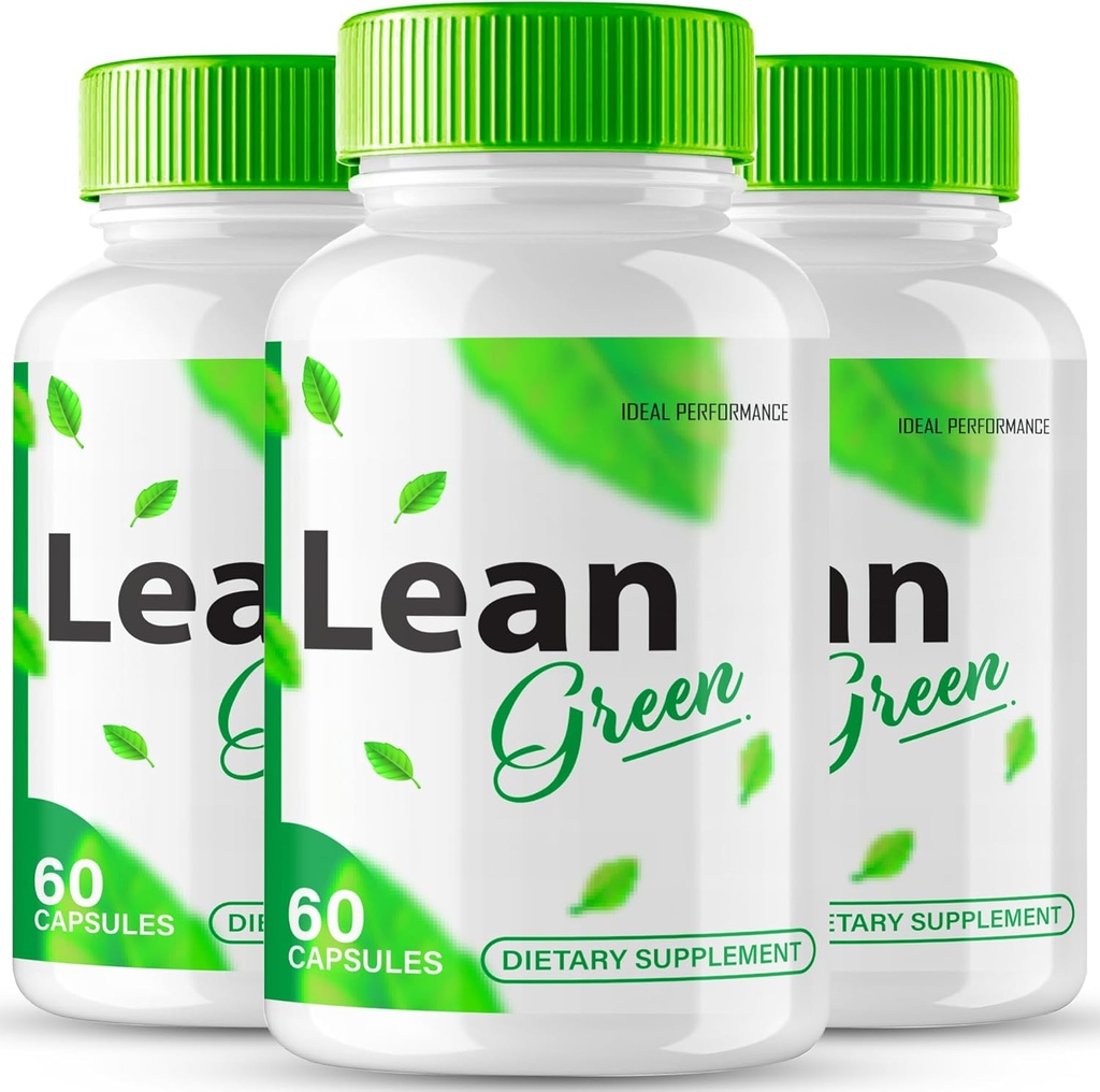 Lean Green Keto Cápsulas, LeanGreen Advanced Formula Supplement Pills - Força máxima, Lean Green Todos Natural Keto Pills, LeanGreen Cápsulas, Lean Green Pills Reviews (3 Pack)