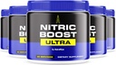 (5 Pack) Nitric Boost Ultra – Premium Diária em pó mistura em um jarro, feito para ajudar a manter a energia, apoiar a circulação natural, e mantê-lo indo, Comentários oficiais (150 Servings)