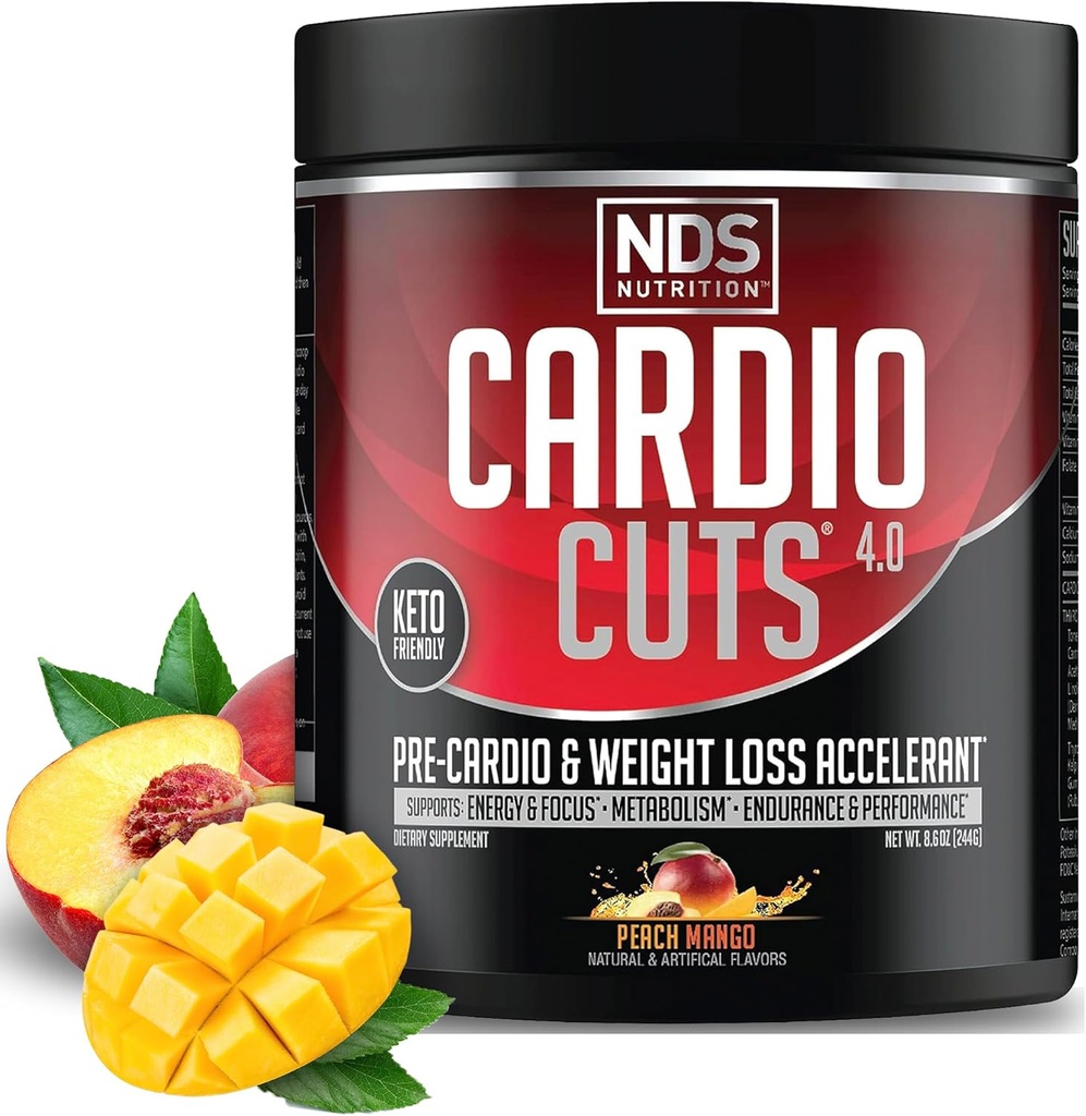 NDS Nutrition Cardio Cuts 4.0 - Mango de pêssego, 20 porções (Pack of 1)