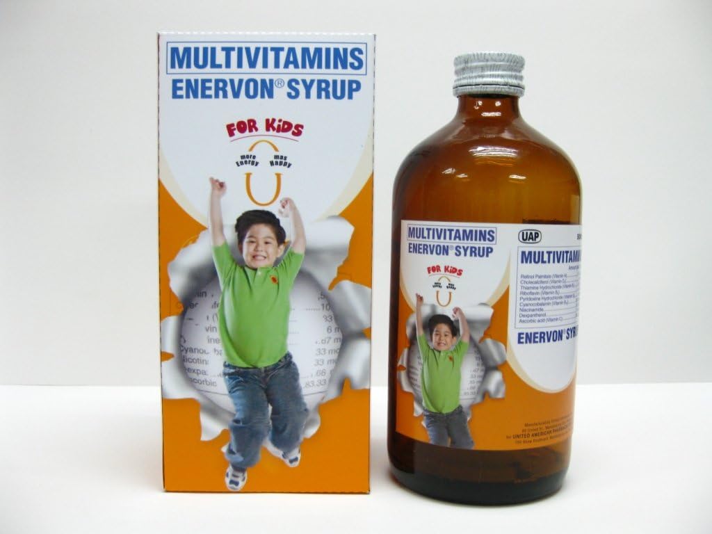 2 Enervon Syrup Multivitamins (2 x 120 ml)