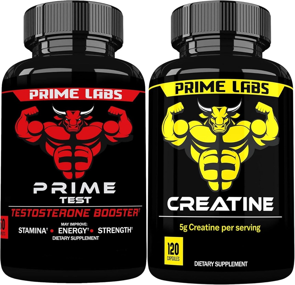 Prime Labs Prime Test + Cápsulas Creatina