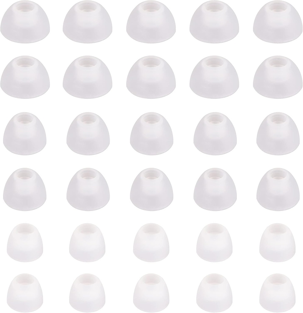 Cúpulas de substituição para aparelhos auditivos RCA OTC – 30-Pack; 10 Pequenos, 10 Médios, 10 Grandes; Compatíveis com modelos RCA OTC Behind-The-Ear (RSH05) e RCA OTC in-Ear (RSH20)