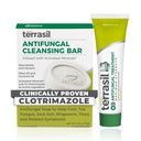 Tratamento antifúngico terrestre (2- Kit de produto 14g Tubo + 75g Barra de sabão) Creme antifúngico com Clotrimazol e Ingredientes Naturais, Alívio para Ringworm, Jock Coceira, Atletas Pé, Infecção Fungal Levedo