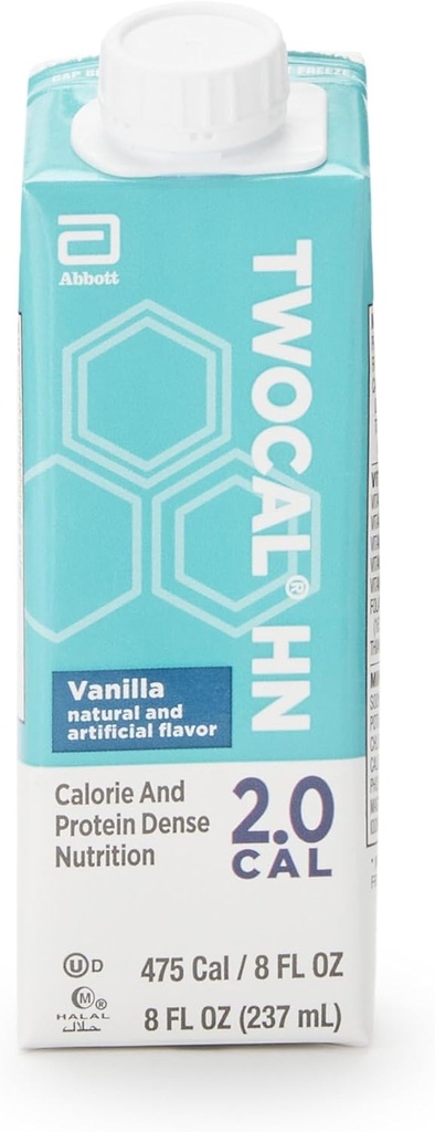 Genéricos TwoCal HN Vanilla Oral Supplement 8oz Pronto para Uso (Caso de 24)